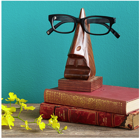 this eyeglasses holder will be perfect for my husband's office!
