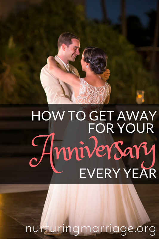 Tips & tricks my husband and I use to get away for our anniversary every year. Make it happen, folks! #marriage #nurturingmarriage