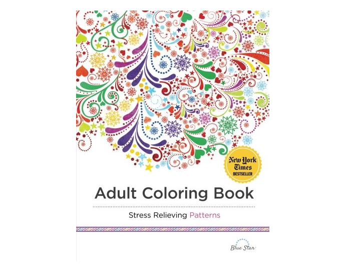 Stress-relieving coloring book for adults, yes please!