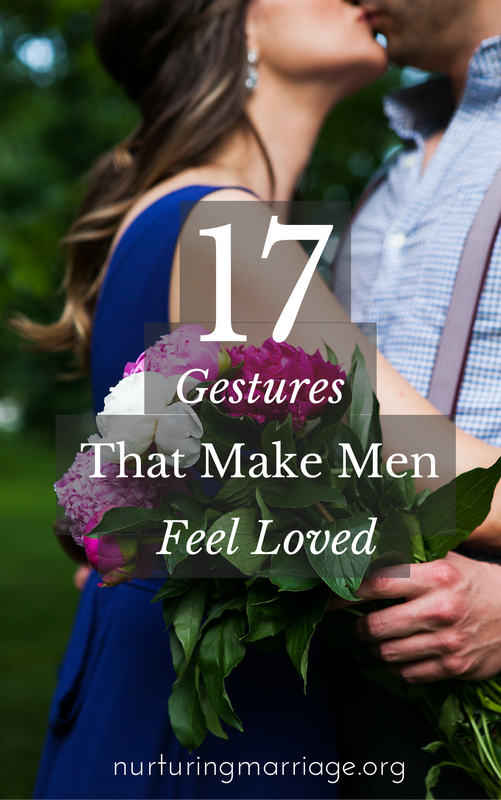 This list is SOoooo cute! My hubby will love these! I need to save this for later! 17 Gestures That Make Men Feel Loved - so many great ideas to help your husband feel loved. #marriage #relationshipgoals