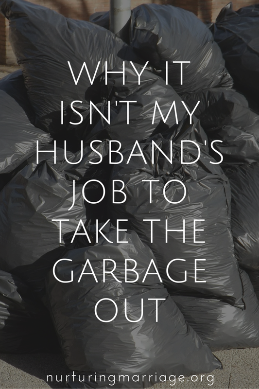 Why It Isn't My Husband's Job to Take the Garbage Out - I'm a wife. A mother. And a marriage blogger. And guess what? I take the garbage (and recycling) out every Thursday. And I bring the empty bins back in every Friday. It's true.