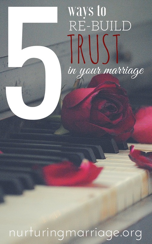 5 Ways to Re-Build Trust in your Marriage - What should you do if trust has been compromised in your marriage? Is all lost? Of course not! Don't lose hope. While it may take significant time and effort, trust can be rebuilt and your marriage can get back on track. The following 5 suggestions may be very helpful in helping you rebuild trust in your marriage.