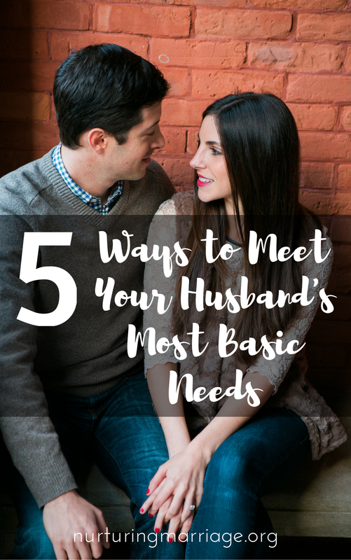 5 Ways to Meet Your Husband's Most Basic Needs - Your husband is a pretty simple creature, right? He has a few basic needs, that if met, produce a pretty happy guy. And that is why you really shouldn't slack off on these basic needs, ladies. You may feel like some of them aren't your job, or are things you don't necessarily care for, but these five things are vital to your husband's happiness, emotional satisfaction, ability to feel loved and level of attachment he feels to you. You are doing better than you think at meeting your husband's needs. However, you can do even better. With a simple realization that these five things are what your husband needs in a marriage relationship, you will be better able to serve him and nurture your marriage in the process. See, these are things that can't fall by the wayside without hurting your marriage. Things that good man you married desperately needs from you. Don't brush these things off - work at them! You can become more interested in baseball, you can put on a little make-up...