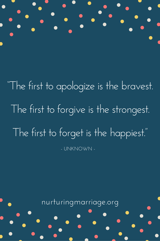 The first to apologize is the bravest. The first to forgive is the strongest. The first to forget is the happiest.