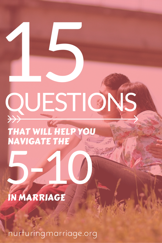 A really good read! I didn't even know what the 5-10 was in marriage, but this makes perfect sense! #marriage
