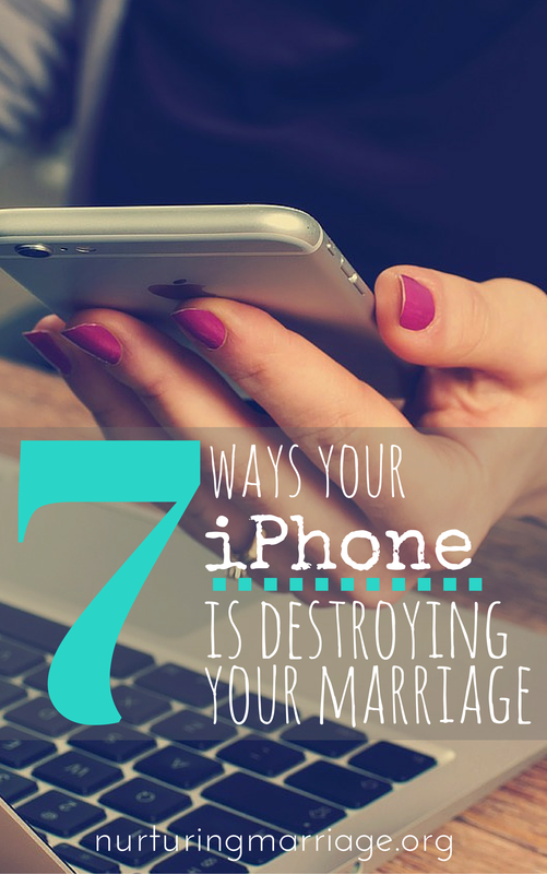 7 Ways Your iPhone is Destroying Your Marriage - If you're not careful, there are seven ways that your iPhone could be destroying your marriage - without you even realizing it! 