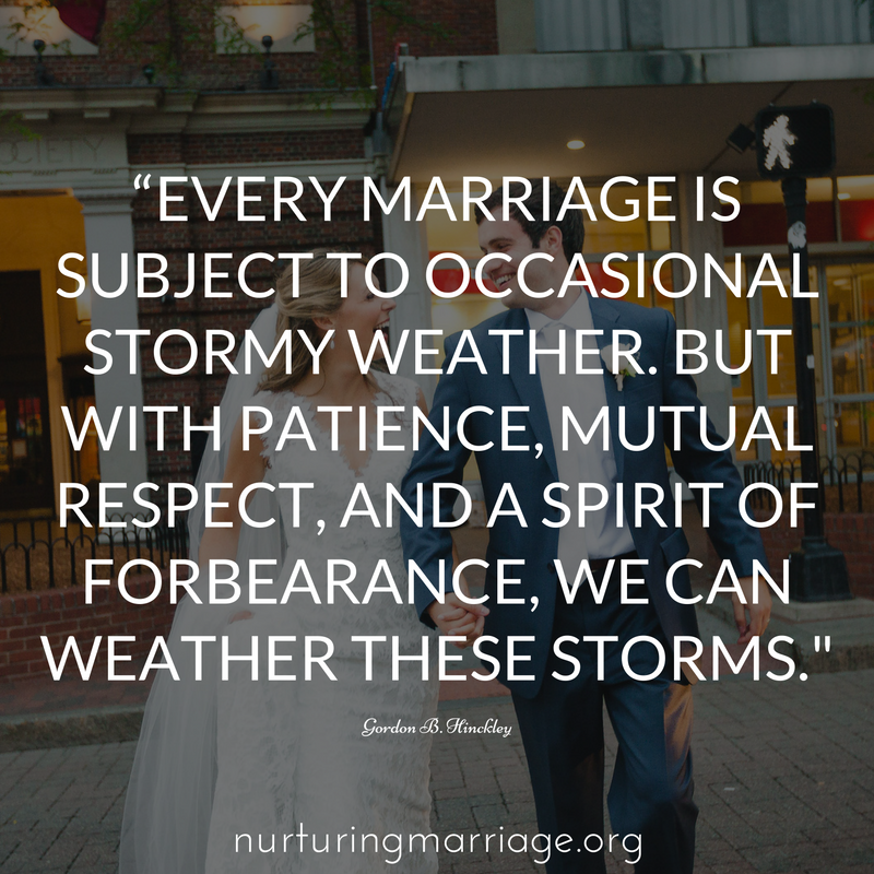 every marriage has storms