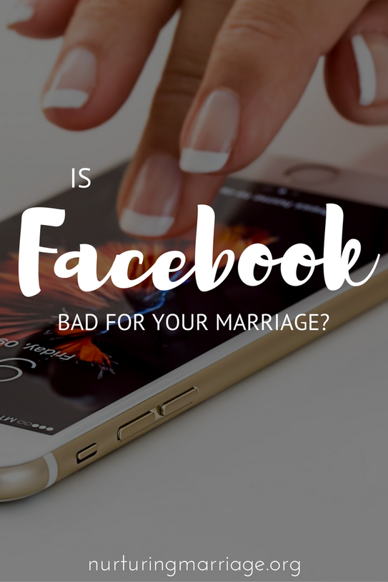 We're all guilty of it, spending too much time on Facebook. Is that a bad thing, though? Is Facebook bad for your marriage? 
